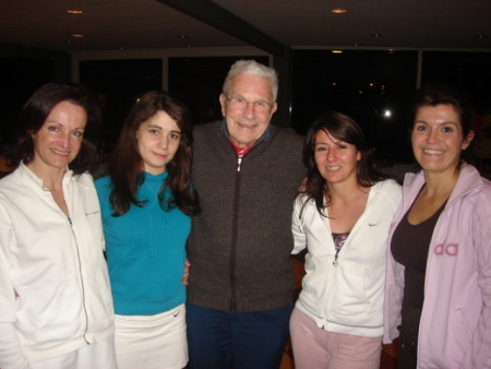 Isabelle, Magali et Marcel Delannay/ Martou et André